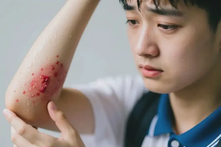 大學(xué)生手臂起濕疹不管它會自己自愈嗎(圖3)