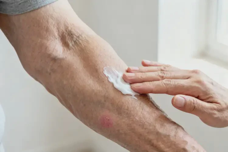 老年人手臂經(jīng)常起濕疹可以徹底自愈嗎(圖2)