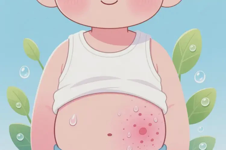 兒童肚子上有濕疹可不可以徹底自愈(圖3)