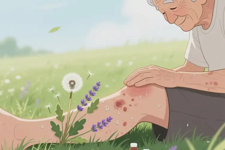 老人大腿上偶爾起濕疹可以徹底自愈嗎(圖1)