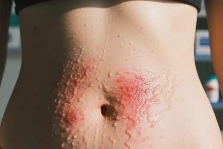 女性肚子容易起濕疹能靠自己自愈嗎(圖3)