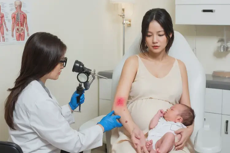 哺乳期媽媽手臂上偶爾長濕疹可以徹底自愈嗎(圖3)