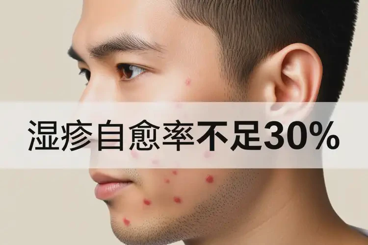 男人面部起濕疹不管它會(huì)自己好嗎(圖2)