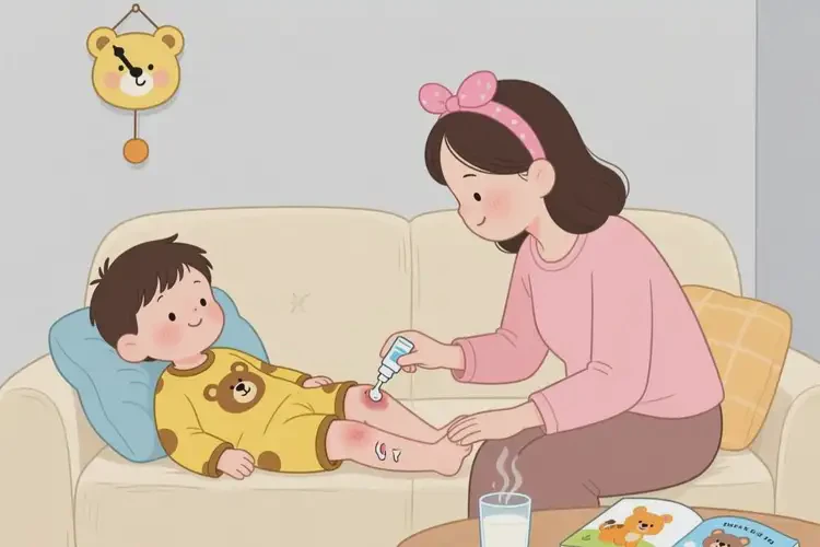 小孩小腿經常起濕疹不管它會自己好嗎(圖3)