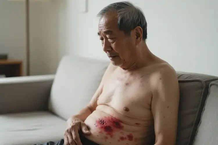 老年人肚子上容易起濕疹不管它會自己自愈嗎(圖4)