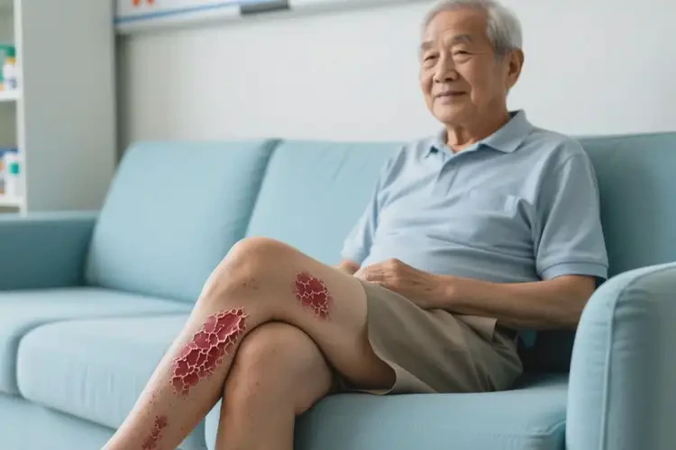 老人大腿上容易長(zhǎng)濕疹不管它會(huì)自己自愈嗎(圖4)