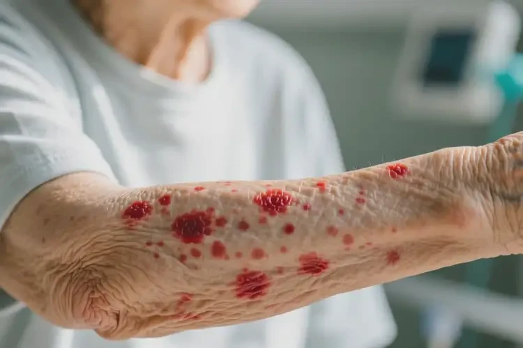 高齡老人手臂起濕疹不管它會自己自愈嗎(圖4)