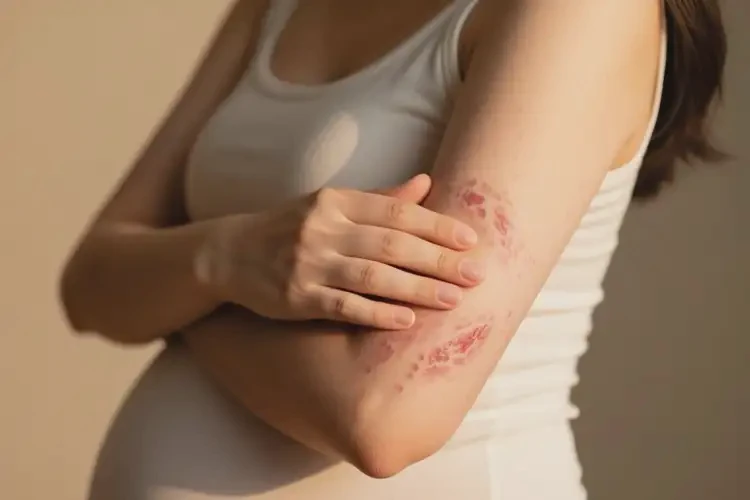 孕妇手臂上容易长湿疹能彻底自愈吗(图2)