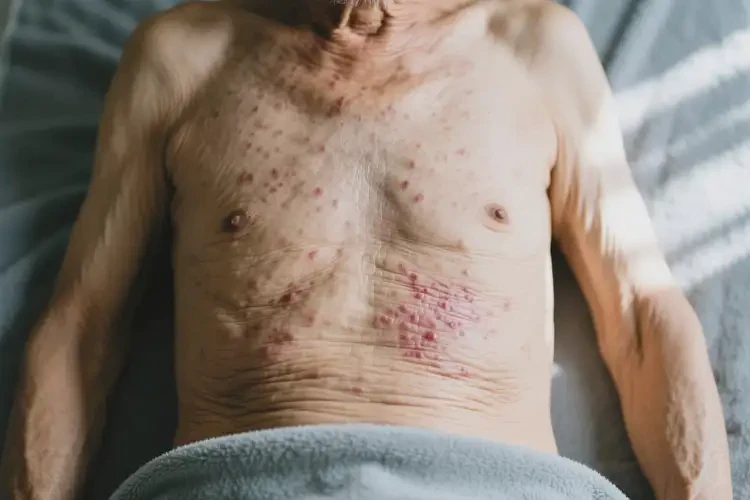 老人肚子長濕疹不管它會自己痊愈嗎(圖2)