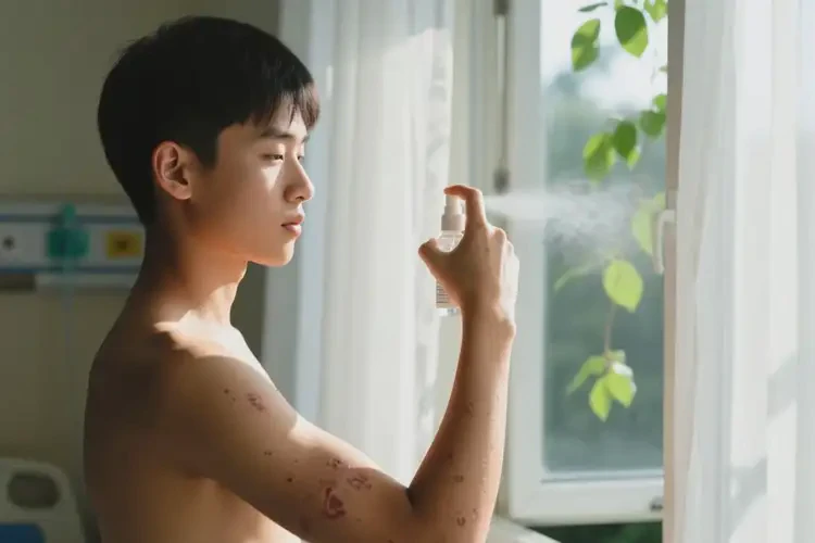 青年人手臂起濕疹可不可以徹底自愈(圖1)