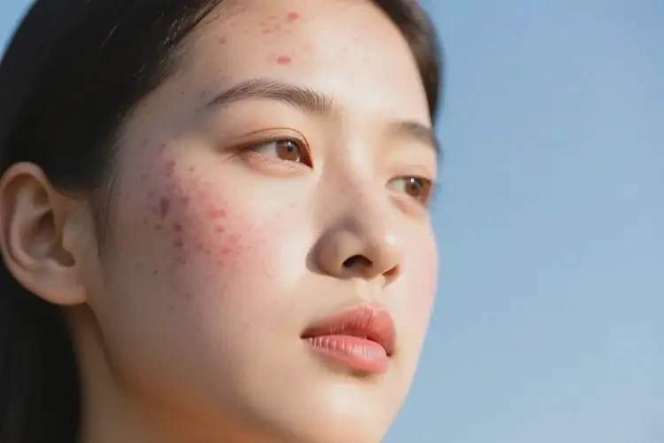 女生臉上有濕疹能靠自己自愈嗎(圖3)