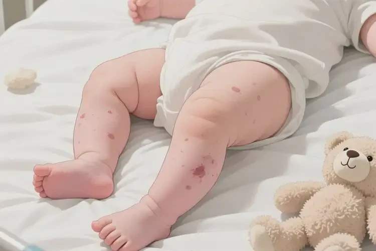 嬰兒大腿偶爾長(zhǎng)濕疹不管它會(huì)自己痊愈嗎(圖3)