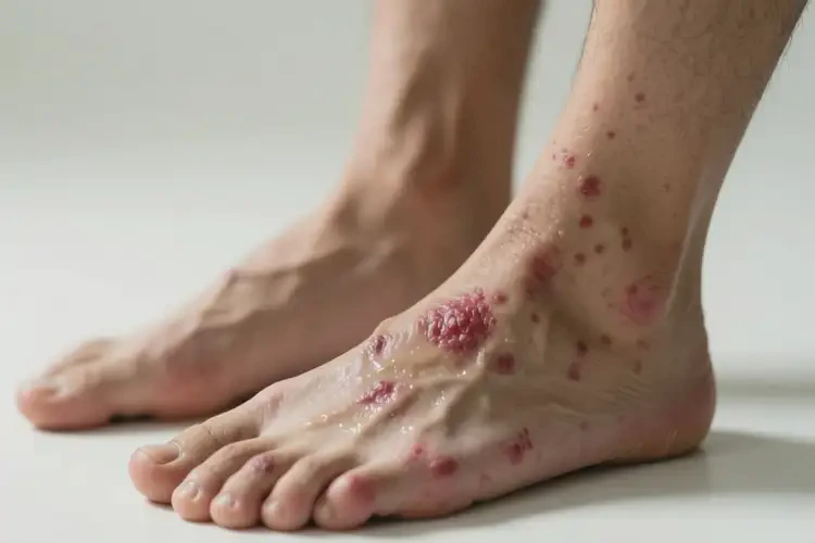 男性脚上出湿疹可不可以彻底自愈(图4)