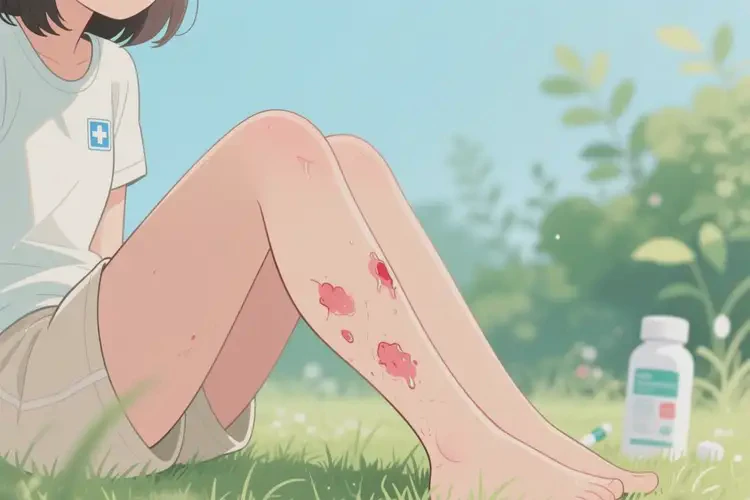 女生小腿容易起濕疹可以徹底自愈嗎(圖2)