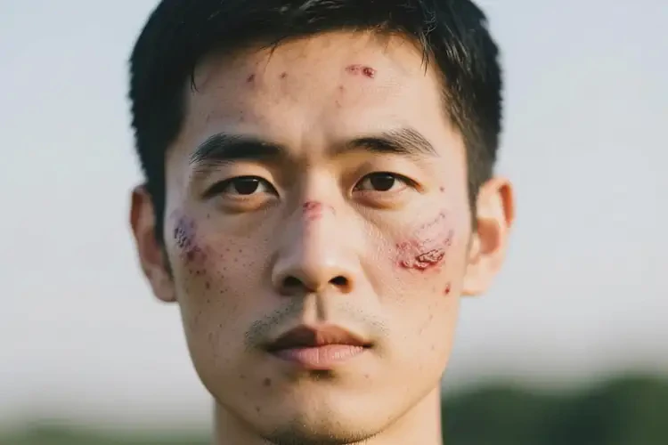 男人面部容易長濕疹可以徹底自愈嗎(圖2)