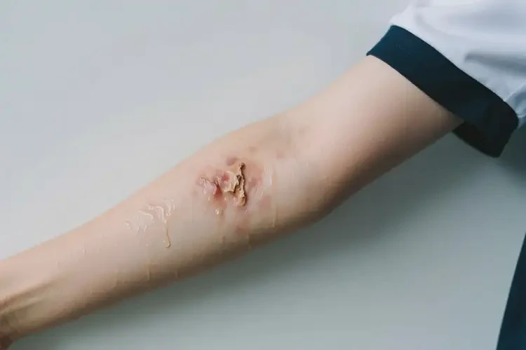 大學(xué)生手臂上經(jīng)常長(zhǎng)濕疹不管它會(huì)自己自愈嗎(圖2)