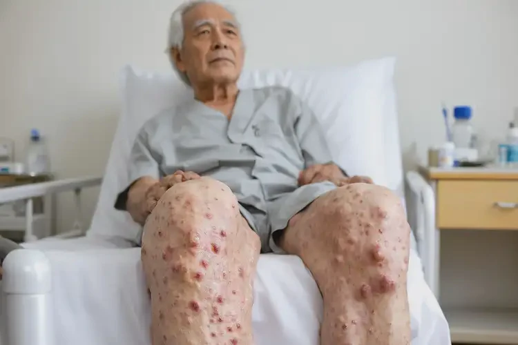 老人大腿上容易起濕疹可以徹底自愈嗎(圖4)