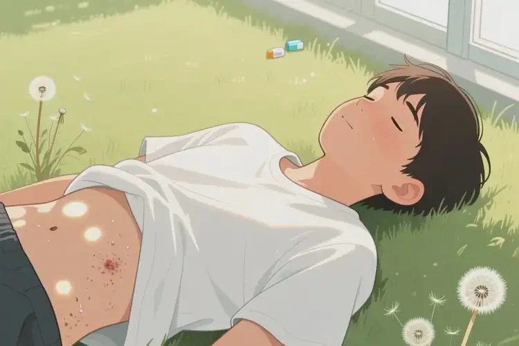 青少年肚子容易起湿疹不管它会自己痊愈吗(图3)