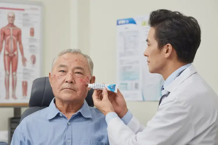 老年人面部長(zhǎng)濕疹可不可以徹底自愈(圖3)