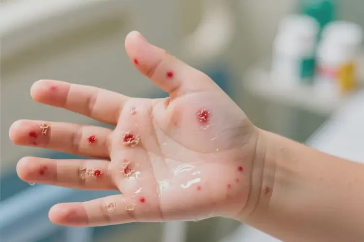 兒童手上偶爾起濕疹不管它會(huì)自己自愈嗎(圖4)