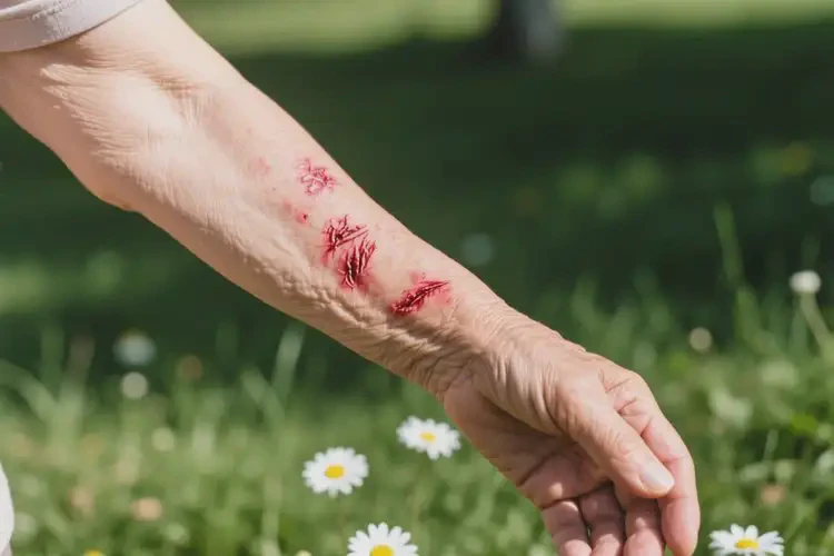 老年人身上起濕疹能靠自己自愈嗎(圖2)