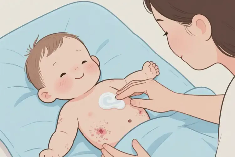 少兒肚子起濕疹可以徹底自愈嗎(圖3)