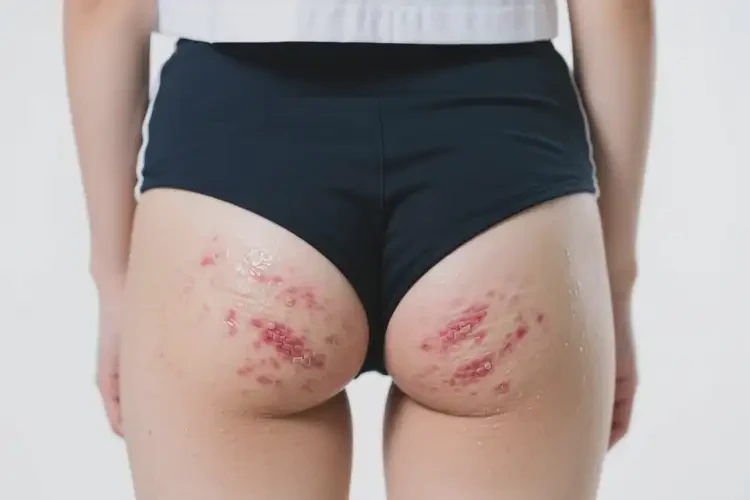 大學(xué)生屁股出現(xiàn)濕疹不管它會(huì)自己自愈嗎(圖1)