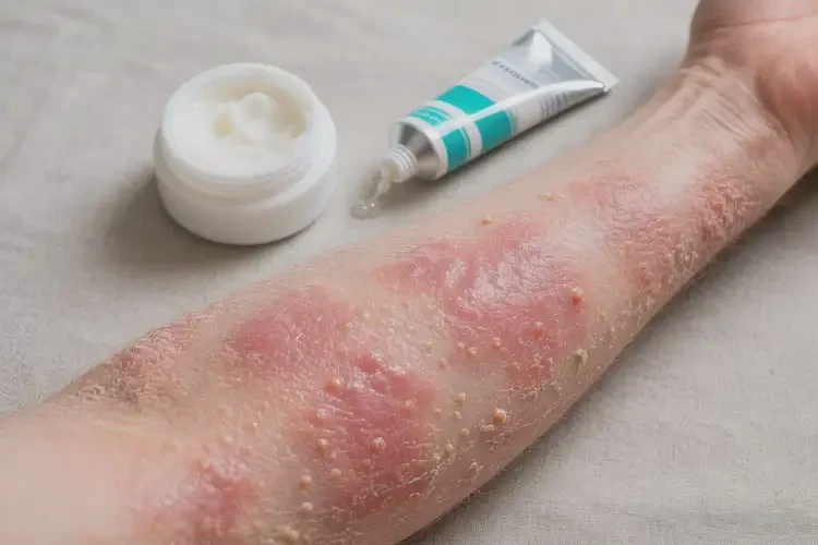 男生手臂經(jīng)常長(zhǎng)濕疹不管它會(huì)自己自愈嗎(圖3)