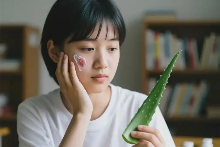 中學(xué)生面部起濕疹可以徹底自愈嗎(圖1)