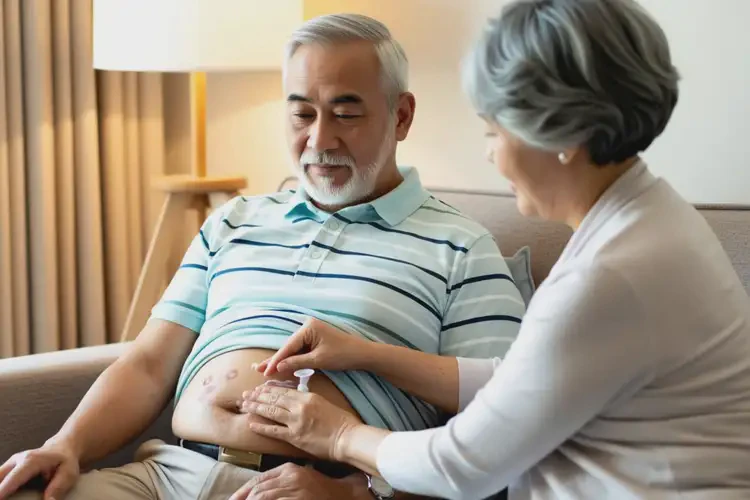 老年人肚子上經(jīng)常起濕疹可以徹底自愈嗎(圖1)