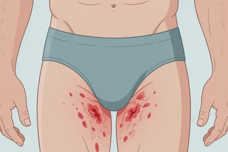 男人肛周有濕疹不管它會(huì)自己痊愈嗎(圖1)