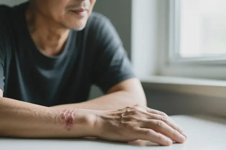 男人手臂容易起濕疹能不能徹底自愈(圖3)