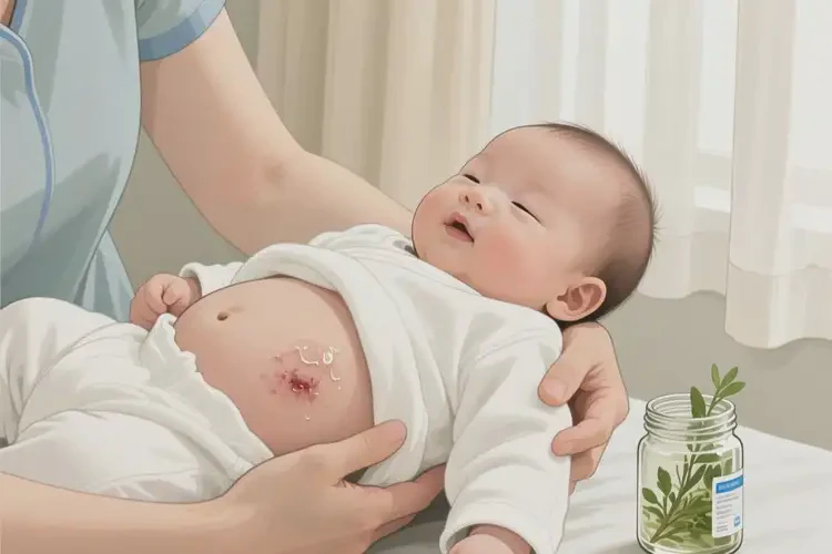 嬰幼兒肚子起濕疹能夠徹底治愈嗎(圖1)