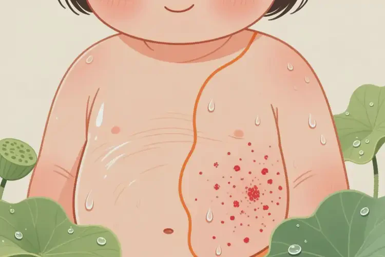 兒童肚子上有濕疹可不可以徹底自愈(圖2)