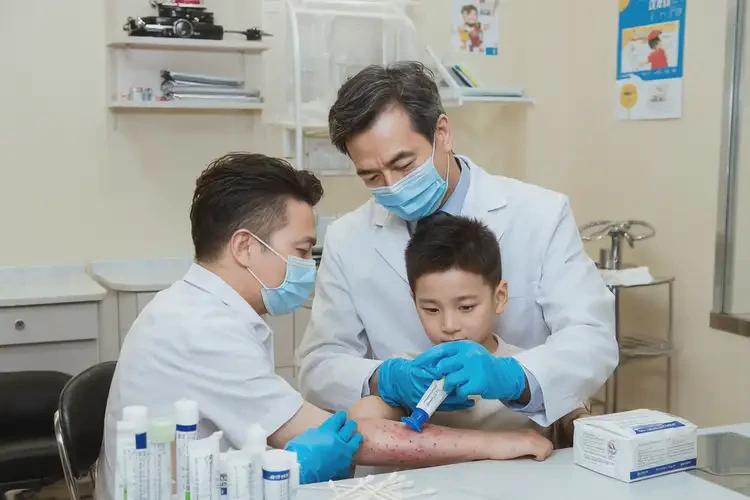 小孩全身經(jīng)常起濕疹可以徹底自愈嗎(圖3)