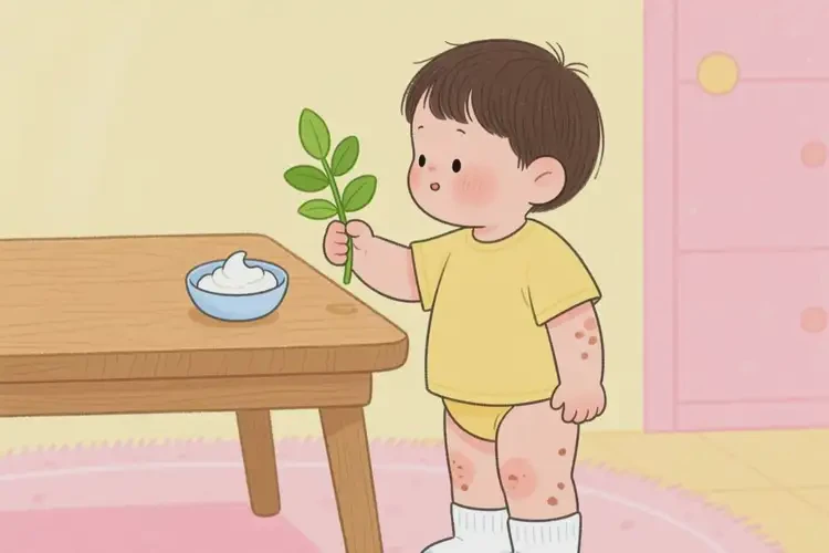 小兒小腿上經(jīng)常起濕疹可以徹底自愈嗎(圖3)