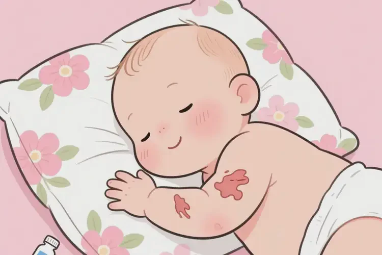 嬰幼兒身上出濕疹不管它會(huì)自己好嗎(圖3)