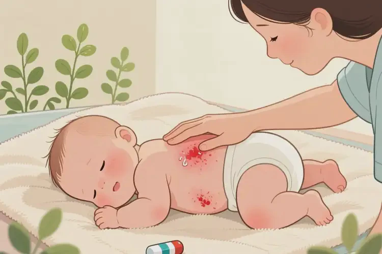 嬰幼兒肚子起濕疹能夠徹底治愈嗎(圖4)