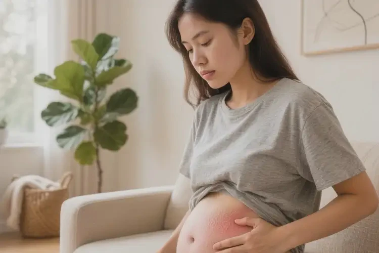 女人肚子上出濕疹可以徹底自愈嗎(圖4)