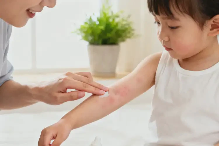 幼兒手臂上容易長(zhǎng)濕疹能夠徹底治愈嗎(圖1)
