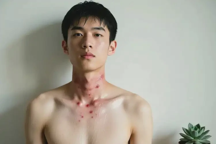 青年人脖子起濕疹可以徹底自愈嗎(圖2)