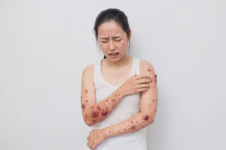 女生全身長濕疹不管它會自己好嗎(圖4)