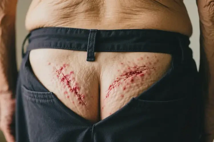 老人屁股上容易起濕疹可以徹底自愈嗎(圖2)