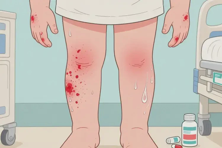 孩子四肢偶爾起濕疹能靠自己自愈嗎(圖1)