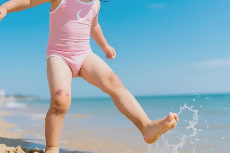 孩子小腿起濕疹能夠徹底治愈嗎(圖1)