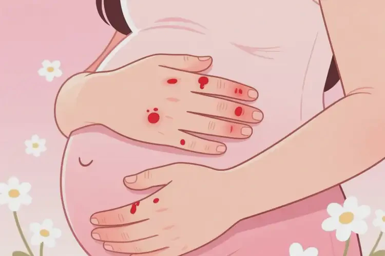 孕婦手上長濕疹能靠自己自愈嗎(圖3)