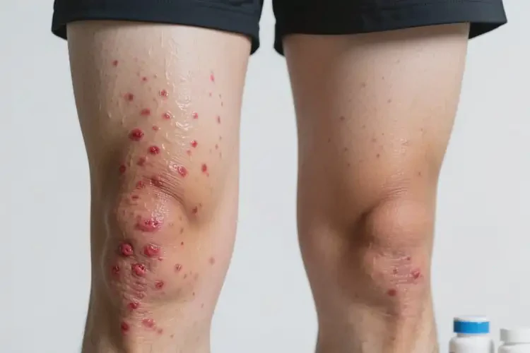 男生大腿經(jīng)常起濕疹不管它會(huì)自己好嗎(圖4)