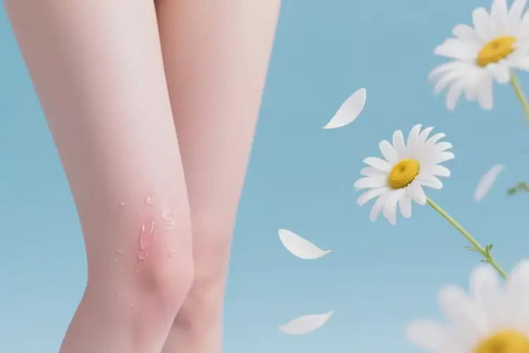 女人大腿上長濕疹不管它會(huì)自己自愈嗎(圖3)