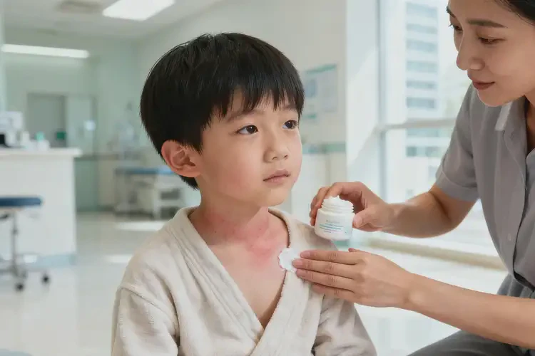 小學(xué)生脖子偶爾起濕疹不管它會自己好嗎(圖2)