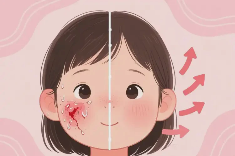 少儿身上出湿疹能彻底自愈吗(图3)